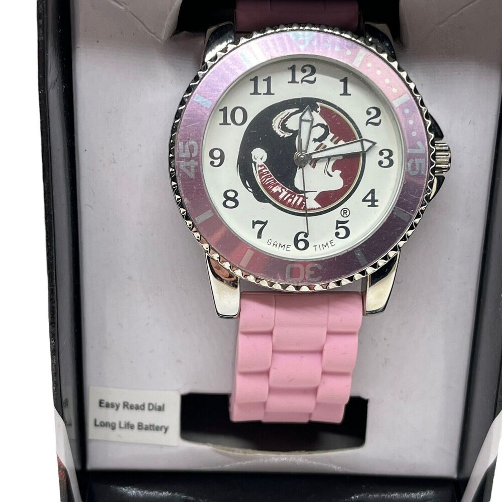 Florida State Seminoles 'FSU' Game Time Collegiate Series Stainless Steel Watch